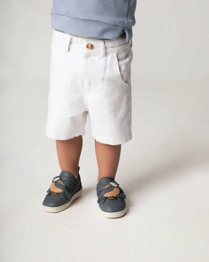 Donsje Amsterdam Low Shoes Girls Kien Sneakers Petrol Leather