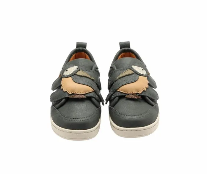 Donsje Amsterdam Low Shoes Girls Kien Sneakers Petrol Leather