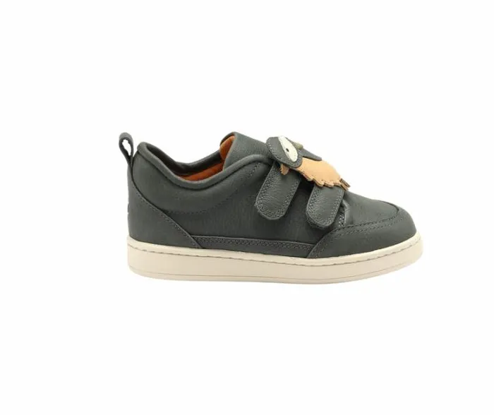 Donsje Amsterdam Low Shoes Girls Kien Sneakers Petrol Leather