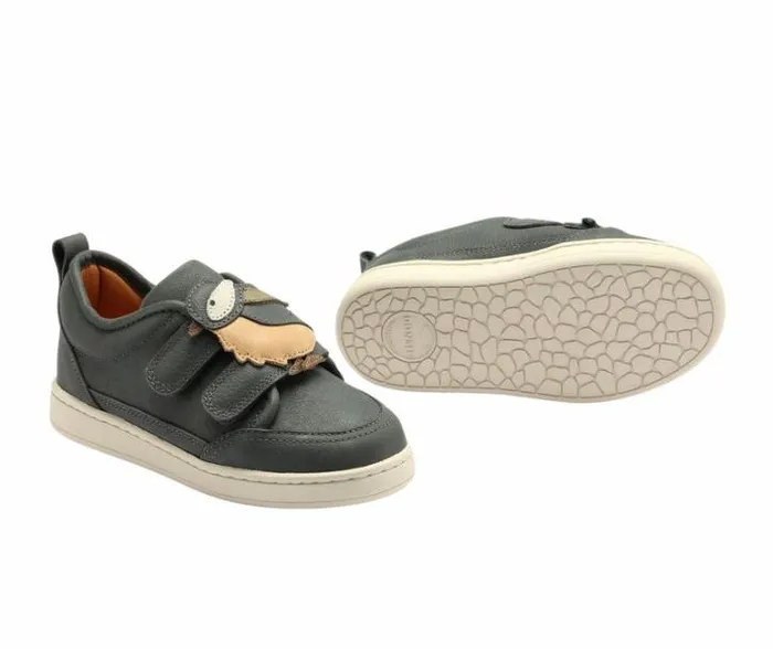 Donsje Amsterdam Low Shoes Girls Kien Sneakers Petrol Leather