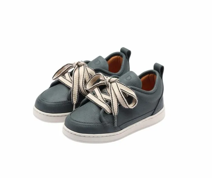 Donsje Amsterdam Low Shoes Girls Oney Sneakers Stellar Blue Leather