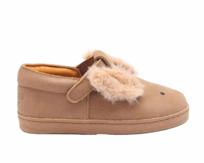 Donsje Amsterdam Low Shoes Girls Xan Exclusive Hazelnut Leather