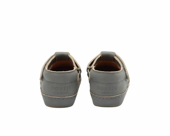 Donsje Amsterdam Low Shoes Girls Xan Special Grey Leather