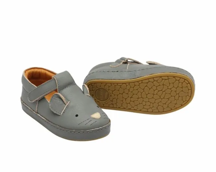 Donsje Amsterdam Low Shoes Girls Xan Special Grey Leather