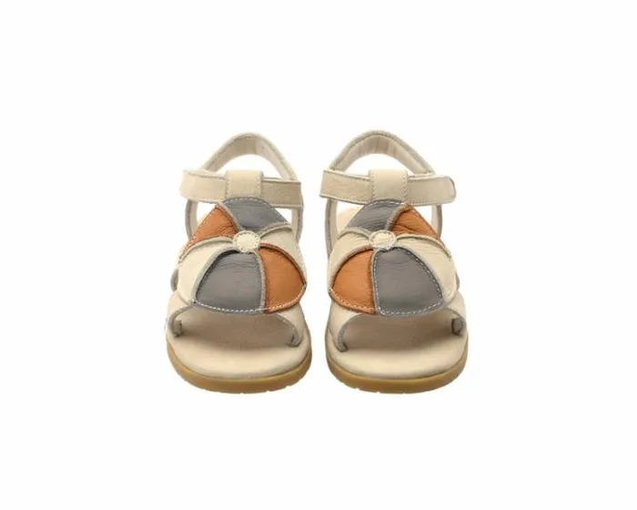 Donsje Amsterdam Sandals Boys Mattia Cream Betting Leather