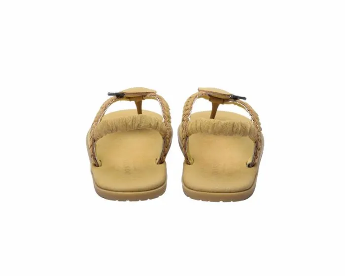 Donsje Amsterdam Sandals Girls Eva Canary Leather