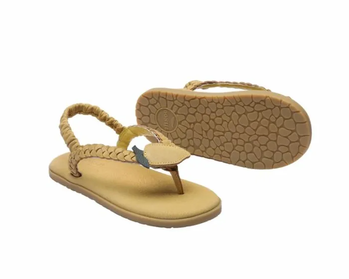 Donsje Amsterdam Sandals Girls Eva Canary Leather