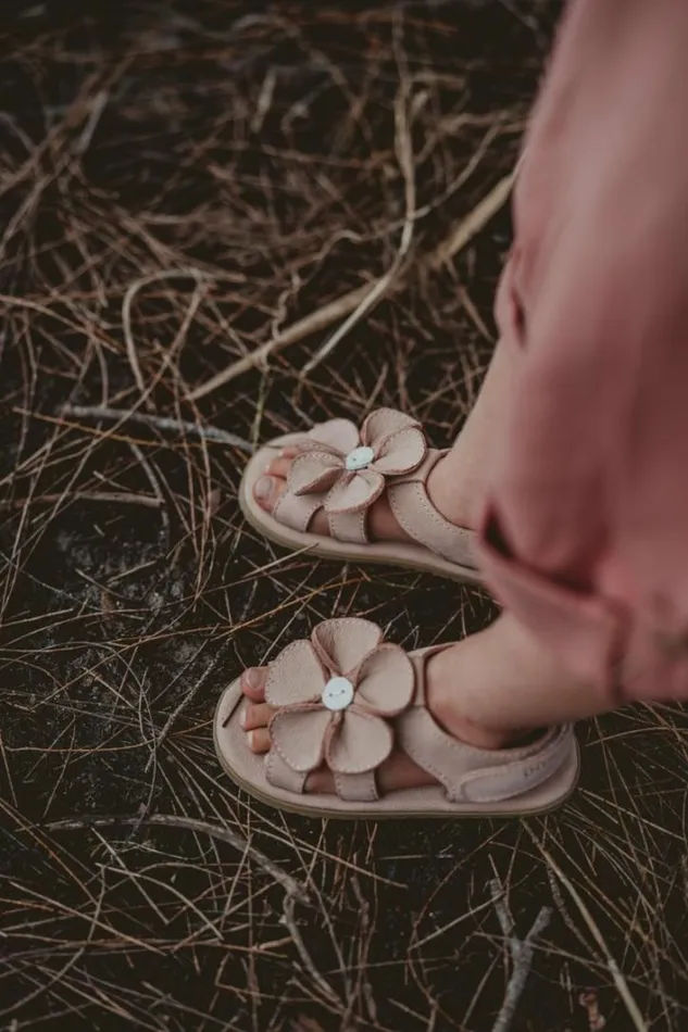 Donsje Amsterdam Sandals Girls Iles Fields Coral Betting Leather