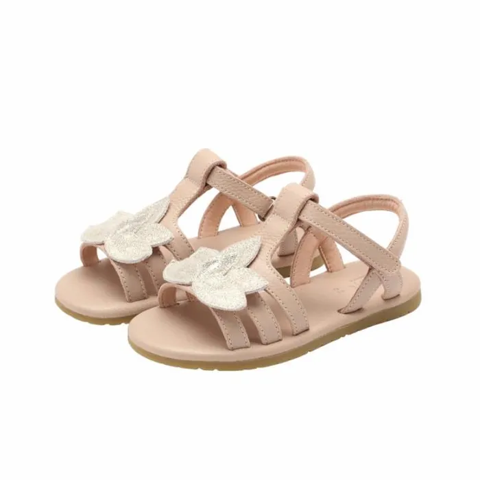 Donsje Amsterdam Sandals Girls Iles Fields Sandals Light Rose Leather