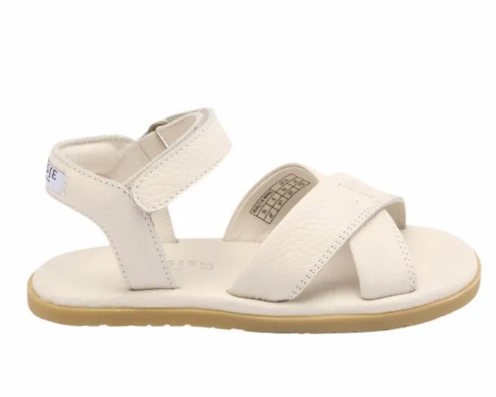 Donsje Amsterdam Sandals Girls Qotis Sandals Off White Leather