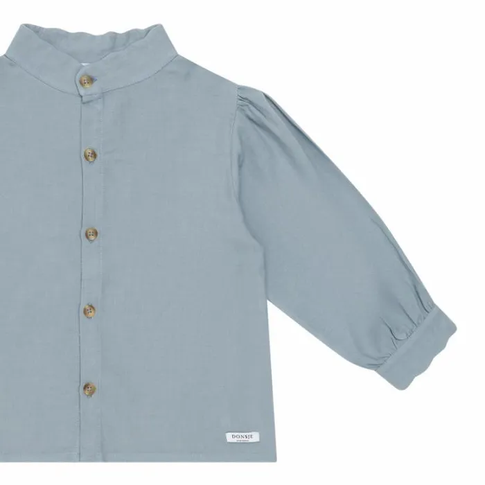 Donsje Amsterdam Shirts and Blouses Baby Flo Blouse Foggy Blue