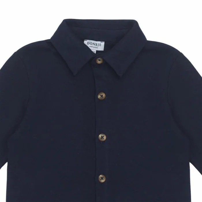 Donsje Amsterdam Shirts and Blouses Boys Touten Shirt Night Blue Donsje Amsterdam Shirts and Blouses Boys Touten Shirt Night Blue
