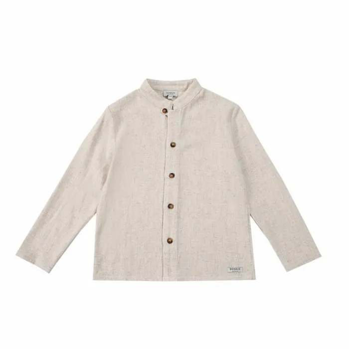 Donsje Amsterdam Shirts and Blouses Girls Jaims Shirt Warm White Melange