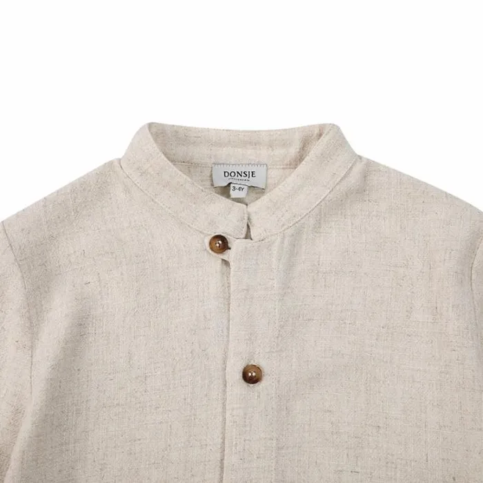 Donsje Amsterdam Shirts and Blouses Girls Jaims Shirt Warm White Melange