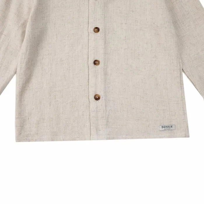 Donsje Amsterdam Shirts and Blouses Girls Jaims Shirt Warm White Melange