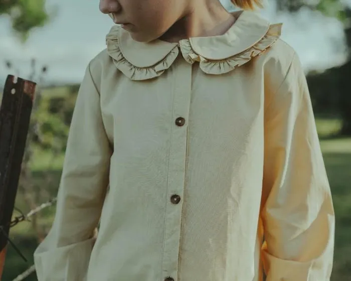 Donsje Amsterdam Shirts and Blouses Girls Luana Blouse Vintage Hay