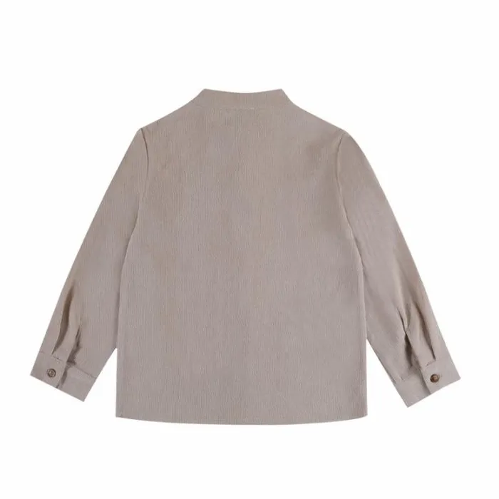 Donsje Amsterdam Shirts and Blouses Girls Nitou Shirt Soft Taupe