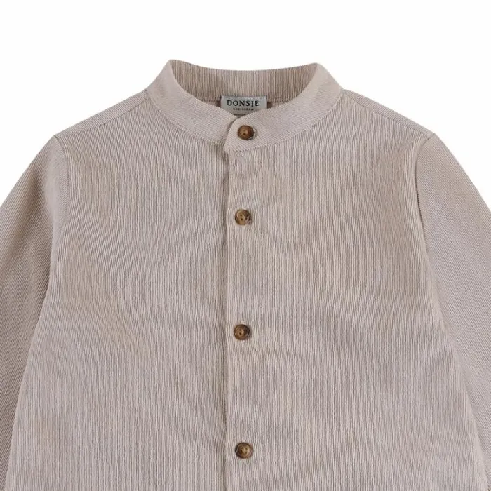 Donsje Amsterdam Shirts and Blouses Girls Nitou Shirt Soft Taupe