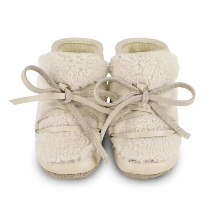 Donsje Amsterdam Shoes Baby Cassi Booties Cream Leather