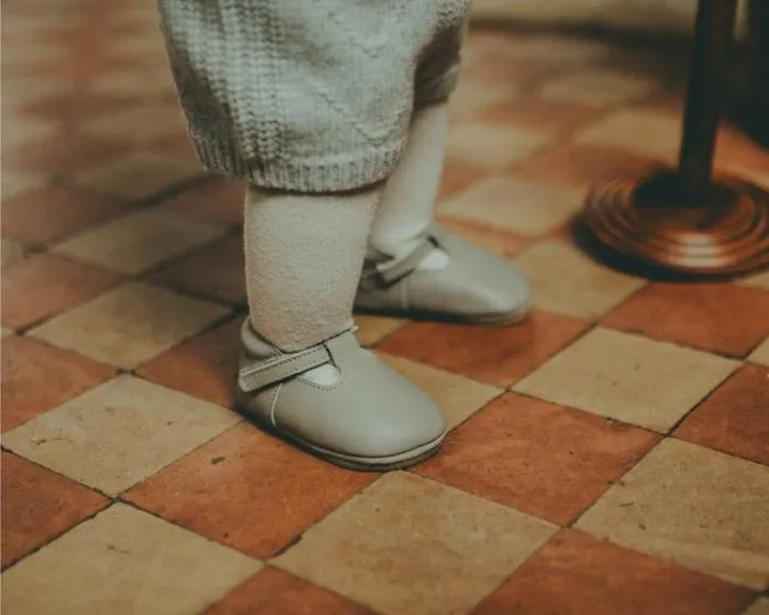 Donsje Amsterdam Shoes Baby Elia Lining Shoes Light Stone Leather