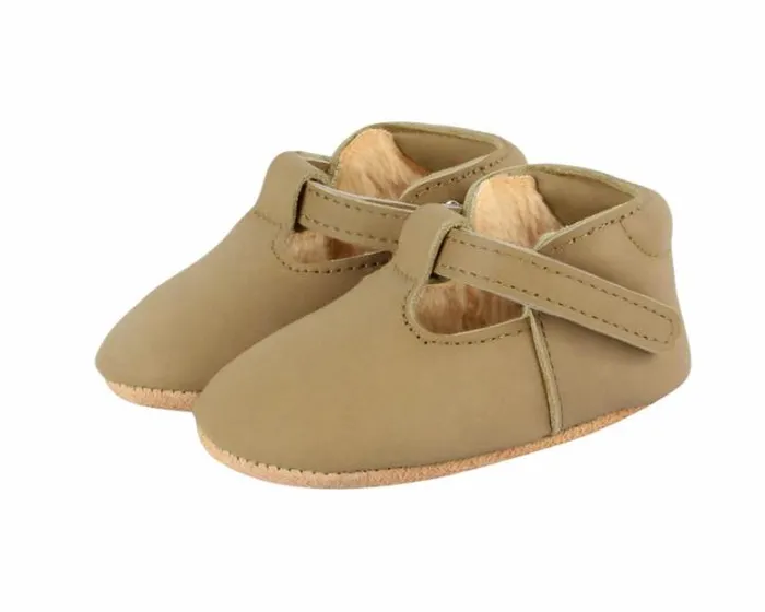 Donsje Amsterdam Shoes Baby Elia Lining Shoes Taupe Nubuck