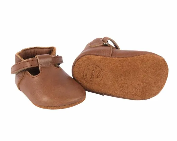 Donsje Amsterdam Shoes Baby Elia Shoes Cognac Classic Leather