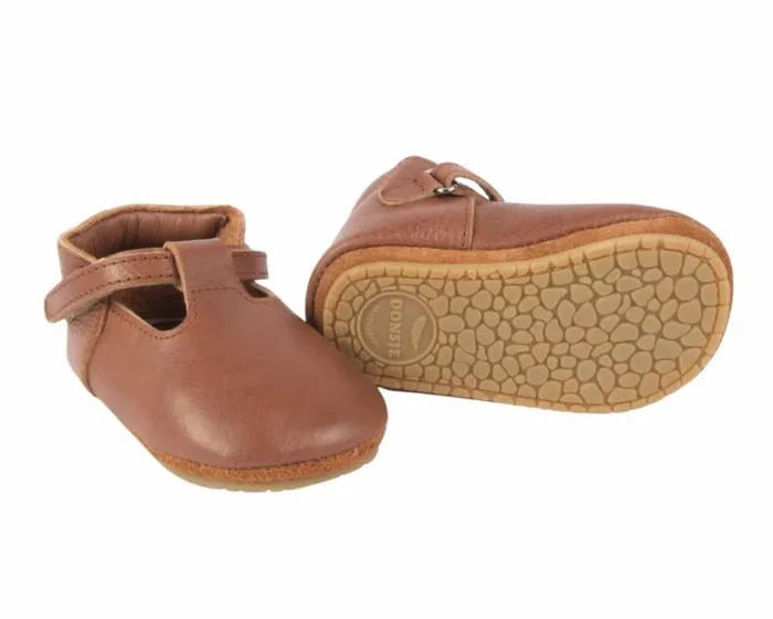 Donsje Amsterdam Shoes Baby Elia Shoes Cognac Classic Leather