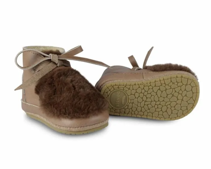 Donsje Amsterdam Shoes Baby Felinci Nutmeg Leather
