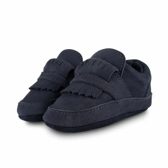 Donsje Amsterdam Shoes Baby Jacx Shoes Navy Nubuck