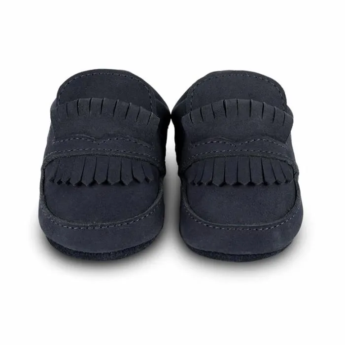 Donsje Amsterdam Shoes Baby Jacx Shoes Navy Nubuck