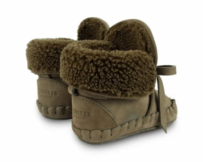 Donsje Amsterdam Shoes Baby Jaya Stone Nubuck
