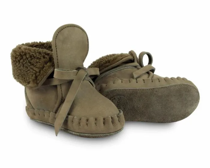 Donsje Amsterdam Shoes Baby Jaya Stone Nubuck
