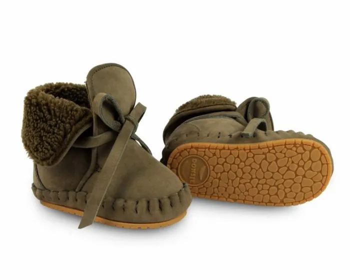Donsje Amsterdam Shoes Baby Jaya Stone Nubuck
