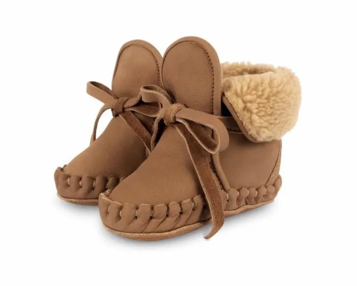 Donsje Amsterdam Shoes Baby Jaya Truffle Nubuck