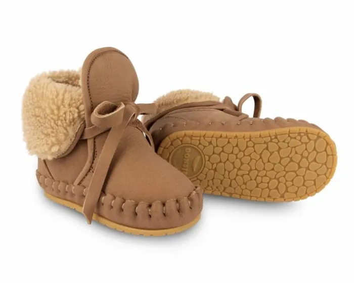 Donsje Amsterdam Shoes Baby Jaya Truffle Nubuck