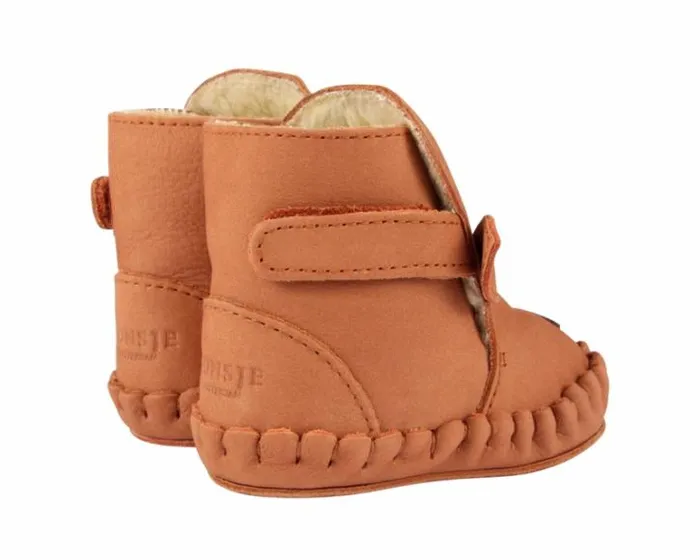 Donsje Amsterdam Shoes Baby Kapi Classic Booties Walnut Nubuck
