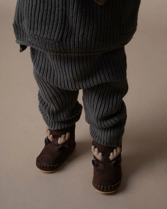 Donsje Amsterdam Shoes Baby Kapi Exclusive Chocolate Nubuck