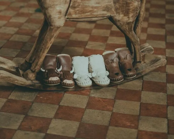 Donsje Amsterdam Shoes Baby Kapi Special Cognac Classic Leather