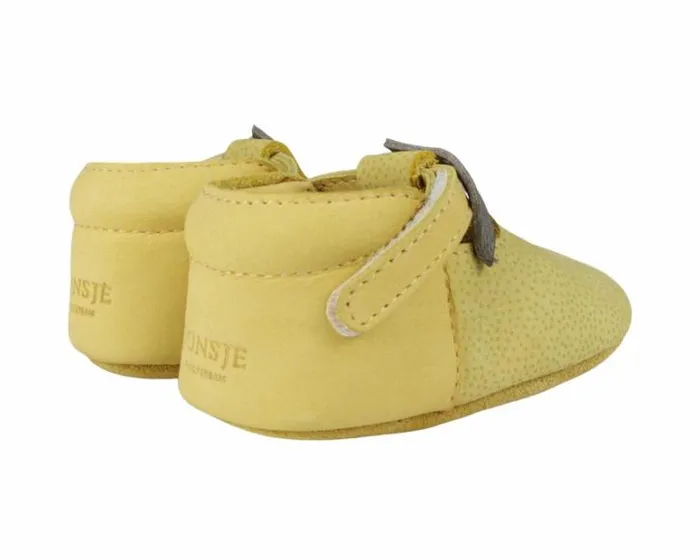 Donsje Amsterdam Shoes Baby Nanoe Shoes Canary Dotted Nubuck