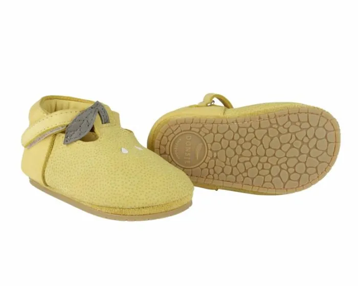 Donsje Amsterdam Shoes Baby Nanoe Shoes Canary Dotted Nubuck
