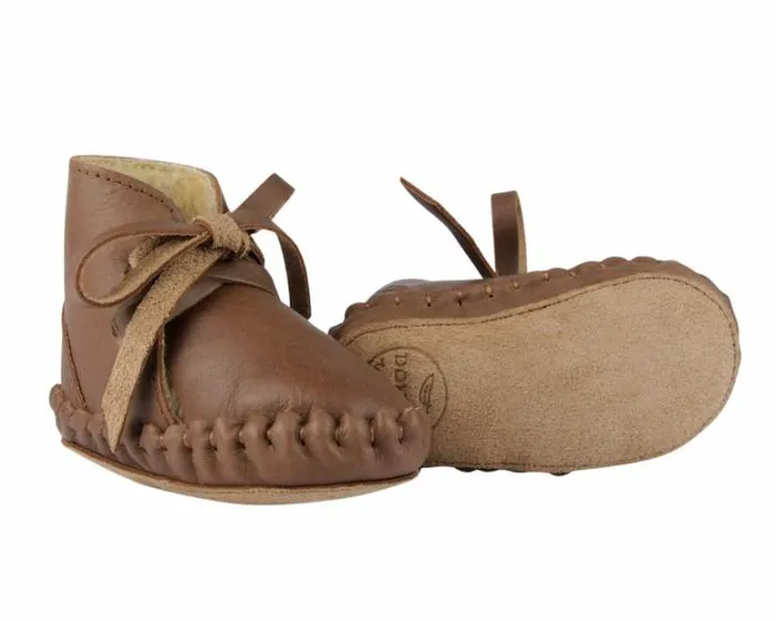 Donsje Amsterdam Shoes Baby Pina Classic Booties Cognac Classic Leather