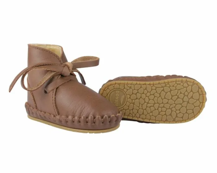 Donsje Amsterdam Shoes Baby Pina Classic Booties Cognac Classic Leather