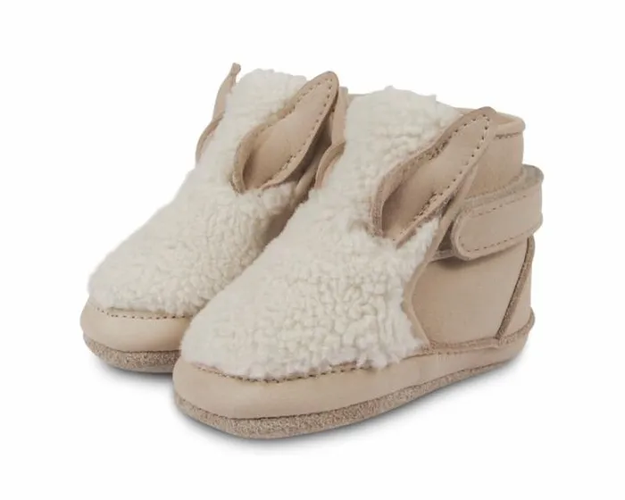 Donsje Amsterdam Shoes Baby Richy Off White Curly Faux Fur
