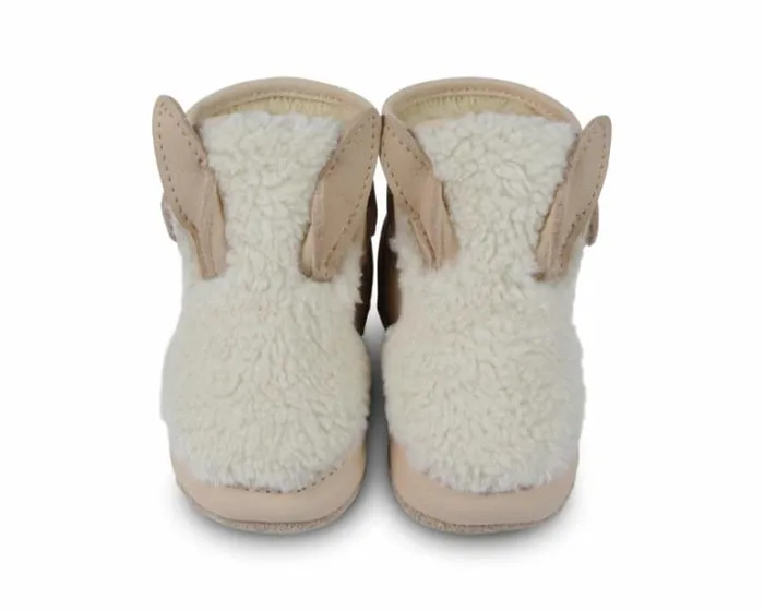 Donsje Amsterdam Shoes Baby Richy Off White Curly Faux Fur