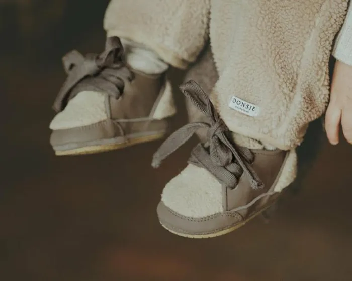 Donsje Amsterdam Shoes Baby Semmi Sneakers Truffle Nubuck