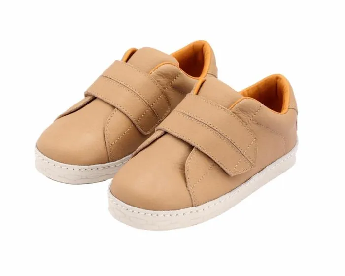 Donsje Amsterdam Sneakers Boys Max Taupe Leather