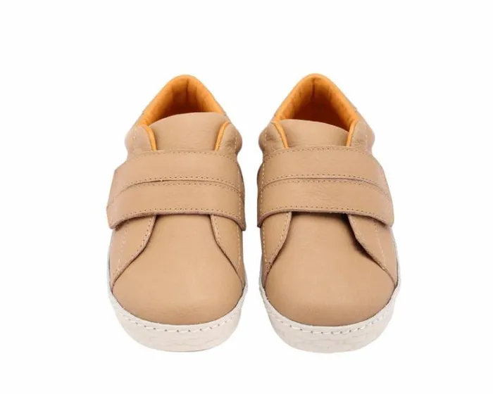 Donsje Amsterdam Sneakers Boys Max Taupe Leather