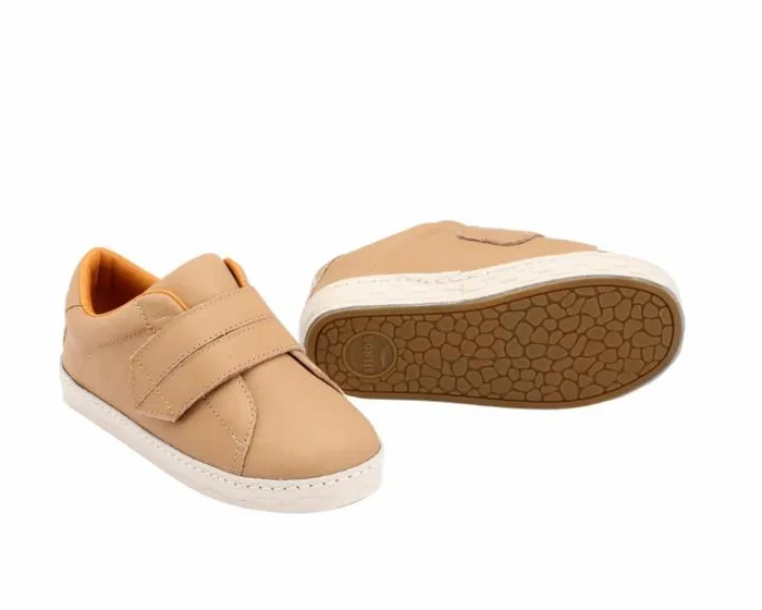 Donsje Amsterdam Sneakers Boys Max Taupe Leather