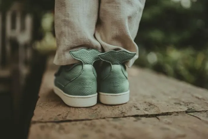 Donsje Amsterdam Sneakers Boys Rian Sneakers Jade Leather