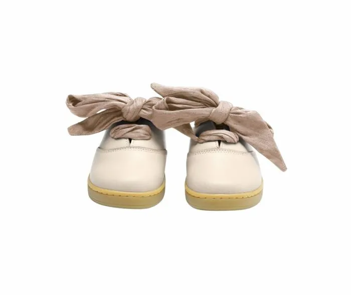 Donsje Amsterdam Sneakers Girls Meilly Sneakers Ivory Leather